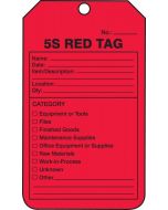 5S Red Tags - 25 Pack