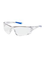 Bouton 250-32-0520 Recon Rimless Safety Glasses Clear Temple Clear Lens Anti-Scratch / FogLess 3Sixty Coating