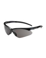 Bouton Adversary 250-28-0001 Semi-Rimless Safety Glasses Black Frame Gray Lens Anti-Scratch Coating