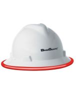 BrimGuard DripGuard ID - Full Brim Hard Hat ID Band - Red - 12 Pack