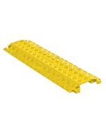 Checkers FL1X4 1-Channel Fastlane Drop-Over Cable Protector (4 in.) - Yellow
