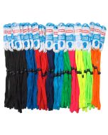 Chums 1211515 Cotton Standard End Glasses Retainer - 50 Pack - Assorted Safety Colors