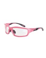 Crossfire 2254 Infinity Safety Glasses - Clear Lens - Pearl Pink Frame 