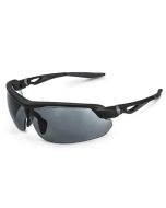 Crossfire 39221 Cirrus Safety Glasses - Smoke Lens - Matte Black Frame