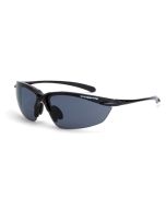 Crossfire 9614 Sniper Polarized Safety Glasses - Smoke Lens - Shiny Black Frame