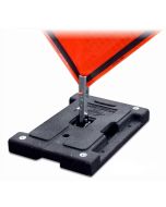 Dicke DSB100 Stacker - 42 lbs Rubber Base Stands for Roll-Up Signs w/ Pocket Panel Holder