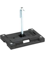 Dicke DSB100-W Stacker - 42 lbs Rubber Base Stands for Roll-Up Signs w/ Screwlock Panel Holder