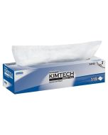 Kimberly-Clark 34743 Kimtech Delicate Task Wipes - Pop-Up Dispenser - 11.8" x  11.8" - 119 Wipes/ Box - (CLOSEOUT)