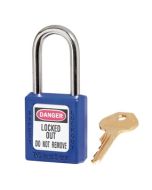 Master Lock 410 Lockout Padlock -  Keyed Different - Blue