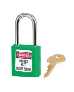 Master Lock 410 Lockout Padlock -  Keyed Different - Green