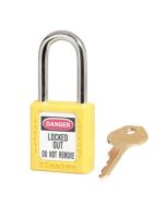 Master Lock 410 Lockout Padlock -  Keyed Different - Yellow