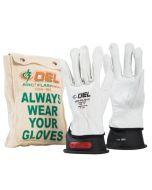 OEL IRG011B Class 00 Rubber Glove Kit - 1,000V - 11" - Black 