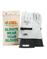 OEL IRG114B Class 1 Rubber Glove Kit - 750V - 14" - Black 
