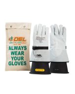 OEL IRG214BK Class 2 Rubber Glove Kit - 17,000V - 14" - Black 