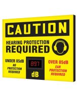 OSHA Caution Industrial Decibel Meter Sign: Hearing Protection Required - 20" x 24"