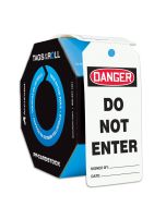 OSHA Danger Tags By-The-Roll: Do Not Enter, 250 / Roll