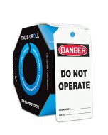 OSHA Danger Tags By-The-Roll: Do Not Operate, 100 / Roll