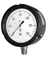 PIC Gauge LP1-PS, Low Pressure, 4-1/2" Dial, 1/4" Lower Mount Conn., Phenolic Case, 316 Stainless Steel Internals, Dry
