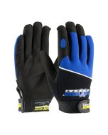 PIP 120-MX2830 Maximum Safety Professional Mechanic's Gloves - Blue / Black - Large - (CLOSEOUT)