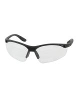 PIP 250-25-2020 Double Mag Readers Safety Glasses, Black Frame, Clear Anti-Fog Lens +2.0 Magnification
