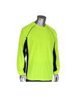 PIP 310-1150B Non-ANSI Long Sleeve T-Shirt with 50+ UPF Sun Protection, Insect Repellent Treatment and Black Trim