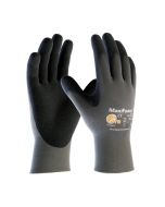 PIP 34-900 Maxifoam Lite Seamless Knit Nylon Glove with Nitrile Coated Foam Grip on Palm & Fingers, 12 Pairs
