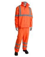 PIP 353-1000 Hi Vis Orange Two-Piece Rain Suit - Type R - Class 3