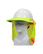 PIP 396-801FR Hi-Vis Yellow EZ-Cool Hard Hat Visor & Neck Shade FR - Use on Brim Hard Hats