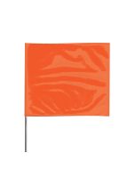 Presco 2321 Stake Flag, 2" x 3" x 21" - Orange Glow - 100 / Pack 