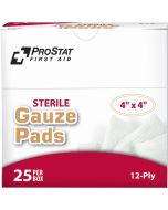 ProStat 2197 Gauze Pads 4" x 4" - Sterile - 25 Count