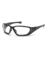 Pyramex Atrex SPG10810DT Safety Glasses - Foam Padded Pearl Gray Frame - Clear Anti-Fog Lens 
