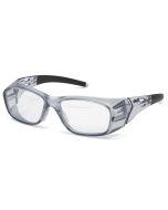 Pyramex Emerge Plus SG9810TR15 Top Reader Safety Glasses Gray Frame Clear Lens +1.5 Magnification