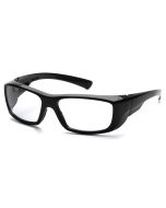 Pyramex Emerge SB7910D20 Full Reader Safety Glasses - Black Frame - Clear +2.0 Lens  