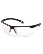 Pyramex Ever-Lite SB8610R20 Reader Safety Glasses - Black Frame - Clear Bifocal Lens +2.0 Magnification - (CLOSEOUT)