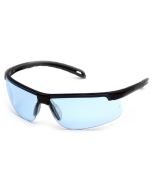 Pyramex Ever-Lite SB8660DTM Safety Glasses - Black Frame - Infinity Blue H2MAX Anti-Fog Lens