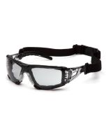 Pyramex Fyxate SB10225STMFP Safety Glasses - Clear Temples - Light Gray H2MAX Anti-Fog Lens