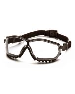 Pyramex GB1810STM V2G Safety Goggles/Glasses - Black Frame - Clear H2MAX Anti-Fog Lens 