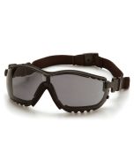 Pyramex GB1820STM V2G Safety Goggles/Glasses - Black Frame - Gray H2MAX Anti-Fog Lens 