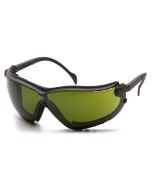 Pyramex GB1860SFT V2G Safety Goggles/Glasses - Black Frame - 3.0 IR Filter Lens 