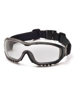 Pyramex GB8210STK V3G Safety Glasses - Black Frame - Clear Lens H2XMAX Anti-Fog - (CLOSEOUT)