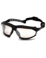 Pyramex GB9480ST Isotope Safety Goggles Black Frame w/ Rubber Gasket - Indoor/Outdoor Anti-Fog Lens - (CLOSEOUT)