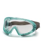 Pyramex GC504TN Capstone Safety Goggles Chemical Green Frame Clear Lens Anti-Fog 