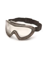 Pyramex GG504T Capstone Safety Goggles - Gray Frame - Clear H2X Anti-Fog Lens