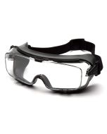 Pyramex GG9910TM Cappture Pro Safety Goggles - Rubber Gasket Frame - Clear H2MAX Anti-Fog Lens