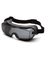 Pyramex GG9920TM Cappture Pro Safety Goggles - Rubber Gasket Frame - Gray H2MAX Anti-Fog Lens