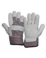 Pyramex GL1001W Split Cowhide Leather Palm Work Gloves - Pair