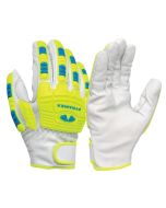 Pyramex GL3004CW Premium Grain Goatskin Leather - A7 Cut Resistant Gloves - Pair