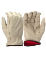 Pyramex GL4003K Pig Skin Leather Fleece Driver Gloves - Pair