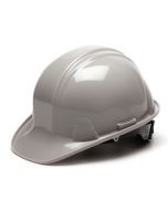 Pyramex HP14112 SL Series Hard Hat - Cap Style - Standard Shell 4 Pt Ratchet Suspension - Gray