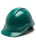 Pyramex HP44135 Ridgeline Hard Hat - Cap Style - 4 Pt Ratchet Suspension - Green